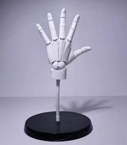 1:1 Scale Big Miniature Pill Highly Articulated Hand Figurine - Bionic Finger Joints Mannequin Hand Artistic Sculpture Miniature Kit