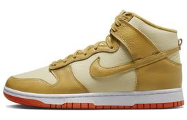 Nike Dunk High Wheat Gold Safety Orange DV7215-700 45