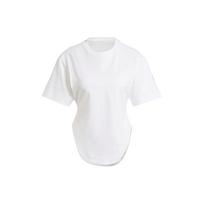 Adidas X Stella McCartney Sportswear Curved Hem T-Shirt Women Tops White IT8271 M