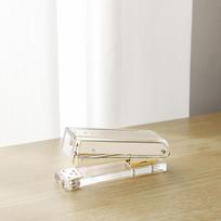 Rose Gold/Gold Desktop Stapler Stationery Accessories Gift Transparent Acrylic Standard Stapler Stapler for Home School Office auksas