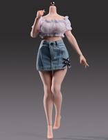 Toys Hobbies Scale Action Figure YMTOYS YM610 Body Fully Painted and Fully Action Movable Platinum Highly Articulated Beautiful Female Body and Shoes