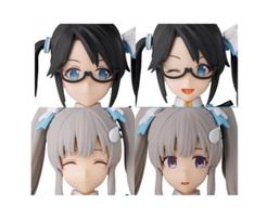 BANDAI SPIRITS 30MS THE Shiny Colors Optional Hairstyle Face Parts Set Plastic Model Kit IDOLM@STER & (Yuka Mitsumine/Kiriko Yuukoku) Pre-colored
