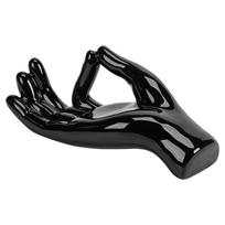 7.2  Ceramic Bergamot Incense Burner, Desktop Decor for Living Room (Black,Summer) juoda