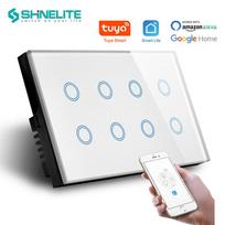 UK Standard 8 Gang Wifi Smart Switch Wall Switch for Smart Home 86mm*147mm&Uk Standard balta