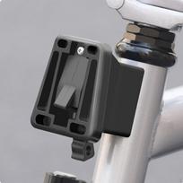 Folding Bike Rack Mount Adapter Easy to Install Front Carrier Block Secure Fit Black Pig Nose Bracket