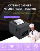 T320 80mm Direct Thermal Receipt Printer with USB LAN Port for Kitchen Retail Super in Stock T320 USB juoda