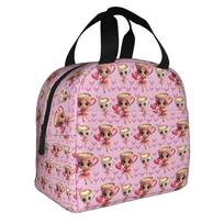 Italian Brainrot TUNG TUNG TUNG SAHUR FUNK Lunch Bag Men Women Funny Meme Cooler Thermal Insulated Lunch Boxes for Adult Office One Size