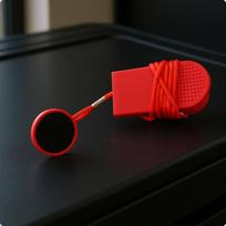 Treadmill Key Red Emergency Stop Large Size Corded Clip