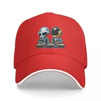 Daft Punk Hat Unisex HipHop Hats Sun Hat Golf Hats Breathable Snapback Caps Baseball Cap Summer One Size
