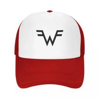 Weezer Tour Logo  Baseball Cap Trucker Hats Breathable Sunscreen Vintage High Quality Rare One Size white
