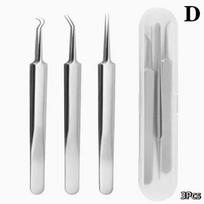 Complete Acne and Blackhead Removal Set 7/8Pcs Precision Skin Care Tools Kit D