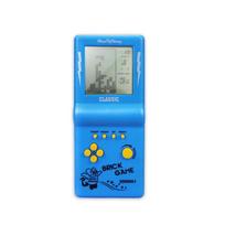 (Blue) Portable Tetris Classic Game Console Brick Game Toy With Large Gift Screen Kids mėlyna