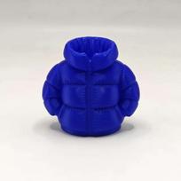 3D Printed Miniature Puffer Jacket Pen Holder Desktop Organizer Storage Box for Office Home Use Unique Design One Size