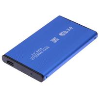 Aluminum 2.5 Inch SATA III to USB 3.0 5Gbps External Hard Drive Enclosure Hard Drive Case Box mėlyna