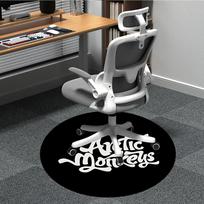 1pc Arctic Monkeys Band Chair Carpet for Office Non Slip, Lightweight, Machine Washable Rug for Office Holiday Decor 80cm