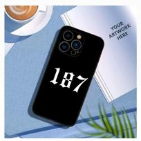 187 Strassenbande GZUZ telefono dėklas iPhone 16,15,14,13,12 Mini 11 Pro XR,X,XS,MAX 7,8 Plus, minkštas juodas silikoninis dangtelis iPhone15