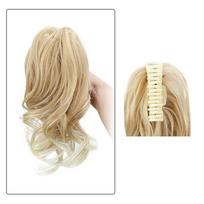 Sintetinis trumpas banguotas perukas uodegos spaustukas įsegama plaukų priauginimo uodega Mielas plaukų aksesuaras perukas moterims Sintetinė uodega