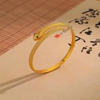 Spirit Snake Open Bracelet  Temperament High-level Birth Zodiac Snake Bracelet Bracelet one size(17-20cm)