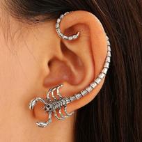 Goth Dark Scorpion Ear Hook Ear Clip Punk Hip Hop 1CM*3CM
