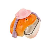 Novel Frog Case for Wireless Earbuds and for Wireless Earbuds Cute Ugly Frog Earbuds Cover Anti-Scratch Cute Animals Size#for oranžinė