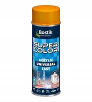 Bostik Super Color Acrylic Fast Spray Lakier Akrylowy Złoty 400 Ml
