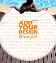 New Gourmet Tassel Round Blanket Microfiber Color Printed Round Beach Towel Beach Towel Bath Towel Picnic Mat 150*150CM balta