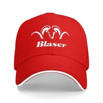 Blaser Ram Logo Baseball Cap Black with White Embroidery Premium Quality Adjustable Fit Outdoor Hunting Style Hat Adjustable