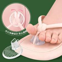Silicone Forefoot Pads for Flops, Sticky Cushion for Sandals, Non- Foot Inserts One Size