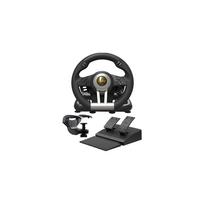 PXN V3 Pro Gaming Steering Wheel with Pedals - 180-Degree Wheel, Vibration Feedback, Integrated Shifter, Paddle Shifters - Multi-Platform