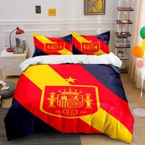 Flag-themed Spanish emblem Bedding sets Duvet cover sets Duvet covers Pillowcases(1*Duvet Cover 2*Pillowcases without duvet insert) 135x200cm