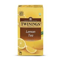Twinings citrinų arbata, 25 arbatos maišeliai, Aukščiausios kokybės juodoji arbata su citrina, Lengvo stiprumo, Lengvas ir gaivus skonis, Turtinga antioksidantų, Be kofeino, Pagaminta su brown