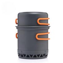 Camping Set Pot 1.3/2.3L Cookware Outdoor Cooking Heat Cooker Travel Tableware Pot Kettle Tourist Kitchen Equipment Portable Hiking Outdoor Cookware 2.3L pot