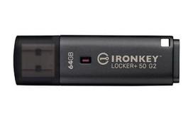 KINGSTON 64GB IronKey Locker Plus 50 G2 FIPS 197 AES-256