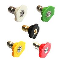 4500 PSI Pivoting Coupler With 1/4  Quick Connection Adjustable Nozzle High Pressure Washer Attachment Adaptor For Car Cleaning