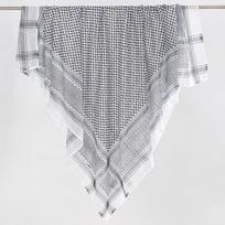 Vyriška austinė Kuffiyeh Arabiška Kafiya Shemagh Keffiyeh Vidurio Rytų skara apvyniojama Žakardinė Tradicinė kultūra Unisex Hidžabas gray