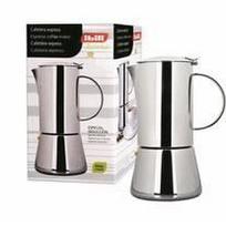 French Press - ESSENTIAL - Stainless Steel 18/10 - 6 Cups - All Stovetops - Italian Design
