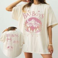 ACOTAR Bat Boys Shirt Sarah J Maas Book Boyfriend Night Court 100 Cotton Loose Retro Shirt Unisex Tee Fantasy Apparel Y2K Top S