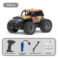 New Q181 30KM/H 1:20 RC Car with LED Lights 2.4Ghz Double Motors RC Monster Truck All Terrain Off Road High Speed RC Racing Car Toy Kids Gift oranžinė