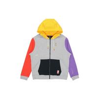 Nike Kyrie CNY Fleece Lined Basketball Jacket Grey Multi-Color AJ6425-063 XL