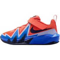 Nike S.T.Dynamite Kvėpuojantys žemi krepšinio batai Mėlyni Oranžiniai Vaikams IH2307-800 29.5