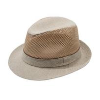 Sun Hat Wide Brim Breathable Hole Summer Jazz Hat with Full Neck Coverage Imitation Linen Outdoor Travel Cycling Hat 58CM A chaki