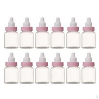 12 Candy Bottle Baby Shower Gift Baptism Package (Blue / Pink) mėlyna