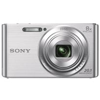SONY Kompaktiškas skaitmeninis 8x optinio priartinimo „Cyber-shot“ DSC-W830 fotoaparatas, sidabrinis, (25-200mm), Kūnas.