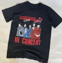 VTG 80’s Scorpions “Savage Amusement Tour” T-Shirt Black Color Reprint 2side XXXL
