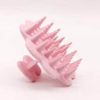 1PC household bath rubbing artifact baby silicone shampoo brush bath towel silicone bath brush ball bath towel daily necessities rožinė