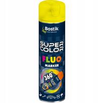Bostik Super Color Universal Spray Farba Fluorescencyjny Żółty 400Ml