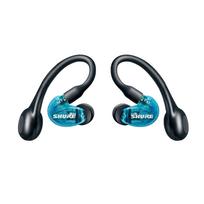 SHURE AONIC 215 True Wireless 2nd Translucent High Noise Passive Noise Wired Conversion Available IPX4 Water Ambient Sound Professional for Music and mėlyna
