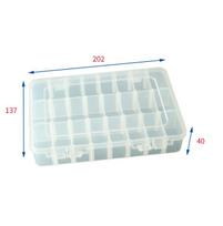 SPC206 EVEREST 202 * 137 * 40 mm Fishing Tackle Boxes Storage Lures Hard Box Multi-function Plastic Boxes 202 * 137 * 40 mm skaidri