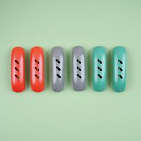 6pcs Silicone Heat Insulation Oven Handle -hot Pot Clip Kitchen Accessories One Size raudona