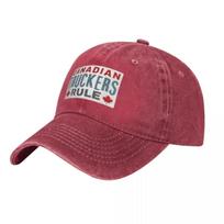 Canadian Trucker Rule  Freedom Convoy Canada  Baseball Cap fashionable derby hat Rugby hiking hat For Women Unisexs
